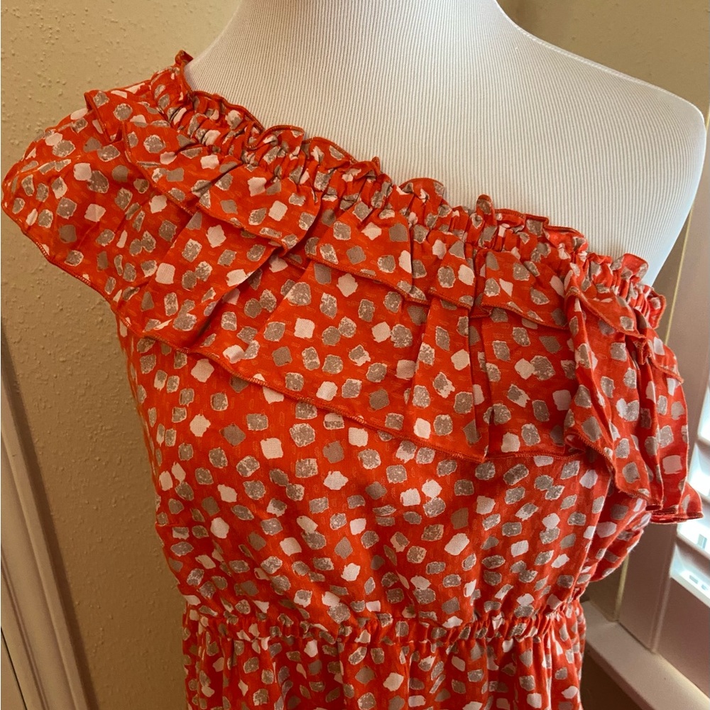 FIESTA TIME!!  Ruffled/Off the Shoulder. Size 18